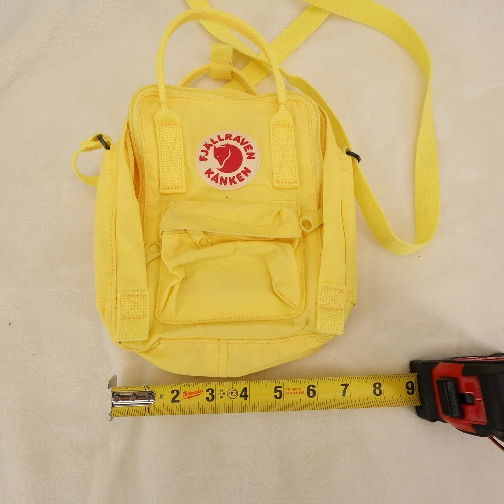 Fjallraven Kanken Sling Crossbody Bag Yellow 23797 Vinylon F Durable Shoulder